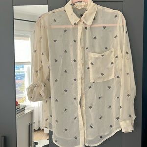 see thru star blouse